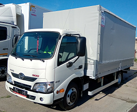 >Бортовая платформа с тентом HINO 300 XZU650 STD Евро 5